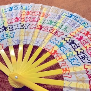Mickey Mouse Disney folding fan large